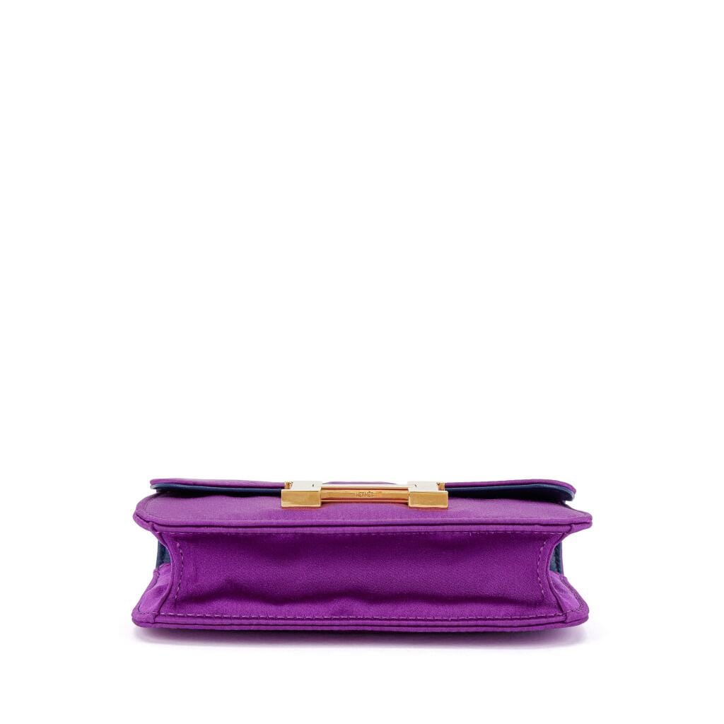 Limited Edition Ultraviolet Satin and Bleu Saphir Micro Constance 14 Gold Hardware, 2010