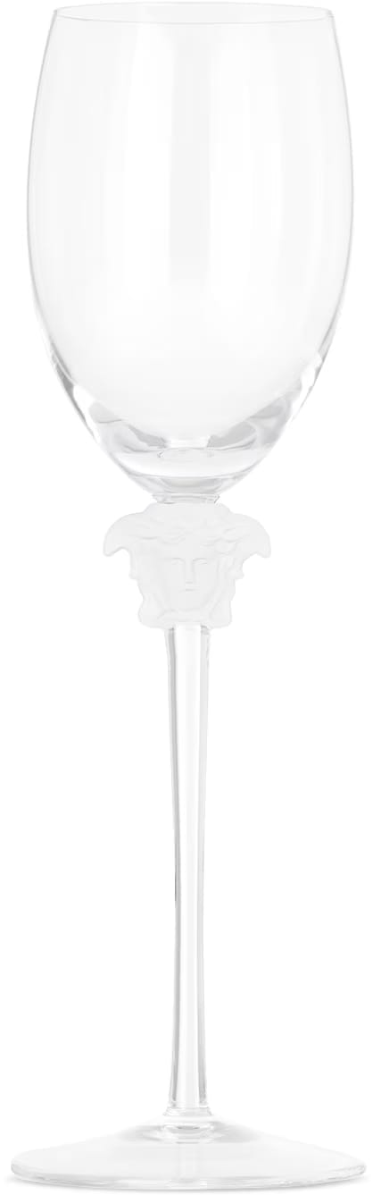 Versace Rosenthal Medusa Lumière White Wine Glass