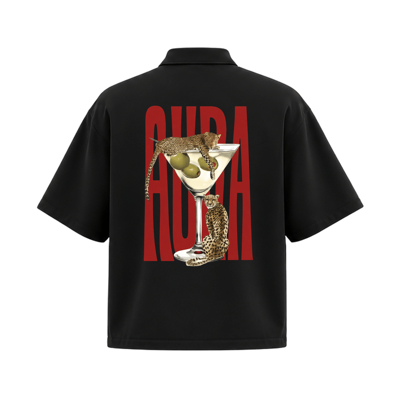 City Off Domes Aura Spirit Zipper Shirt Black