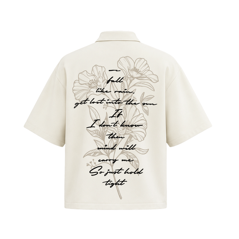 City Off Domes Core Resort Zipper Shirt Off White