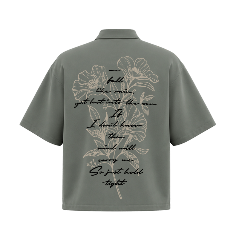 City Off Domes Sacred Chaos Zipper Shirt Sage Olive