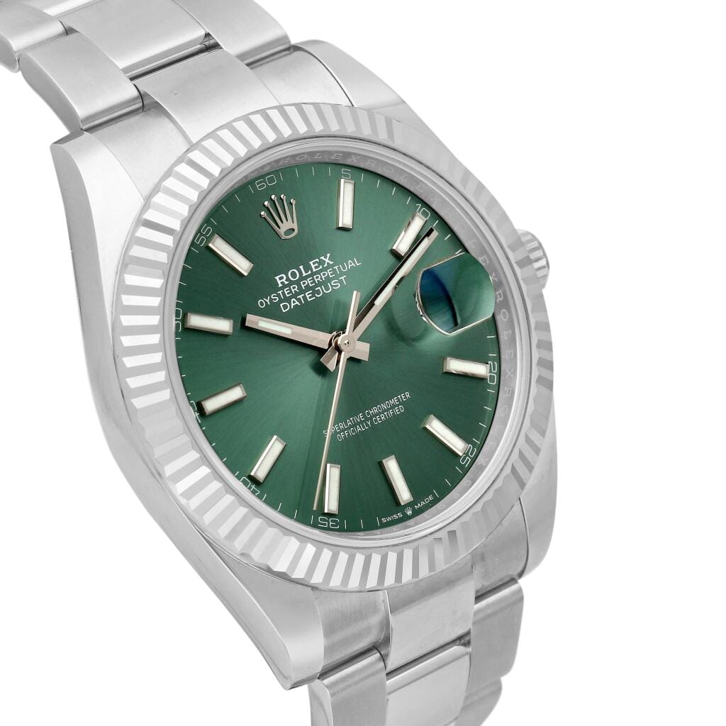 DateJust (Reference 126334). A stainless steel automatic wristwatch with date and bracelet. Circa 2023