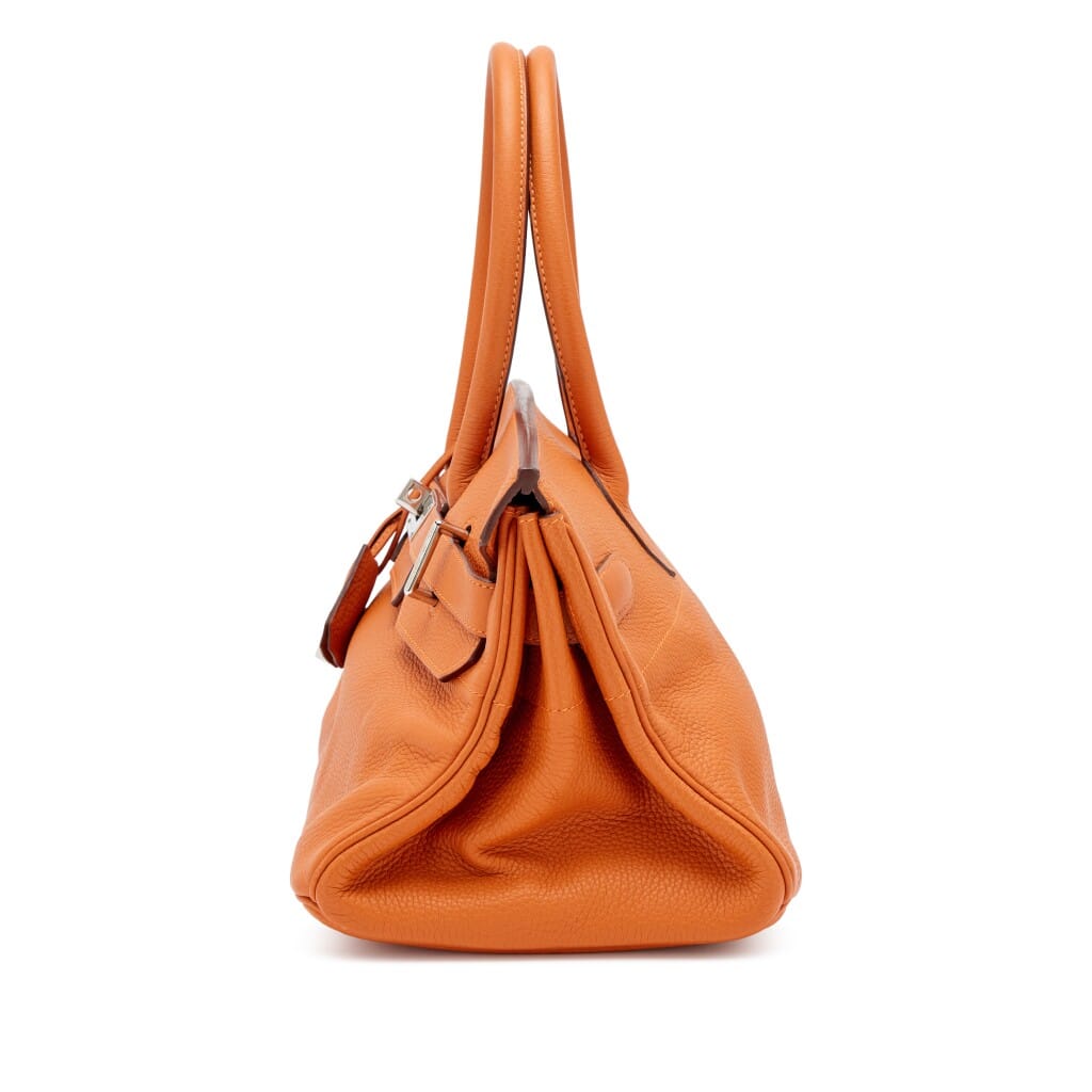 Orange Clemence JPG Shoulder Birkin 42 Palladium Hardware, 2005
