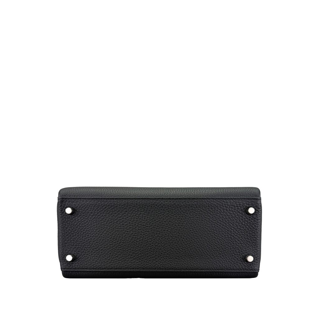 Black Togo Retourne Kelly 28 Palladium Hardware, 2026