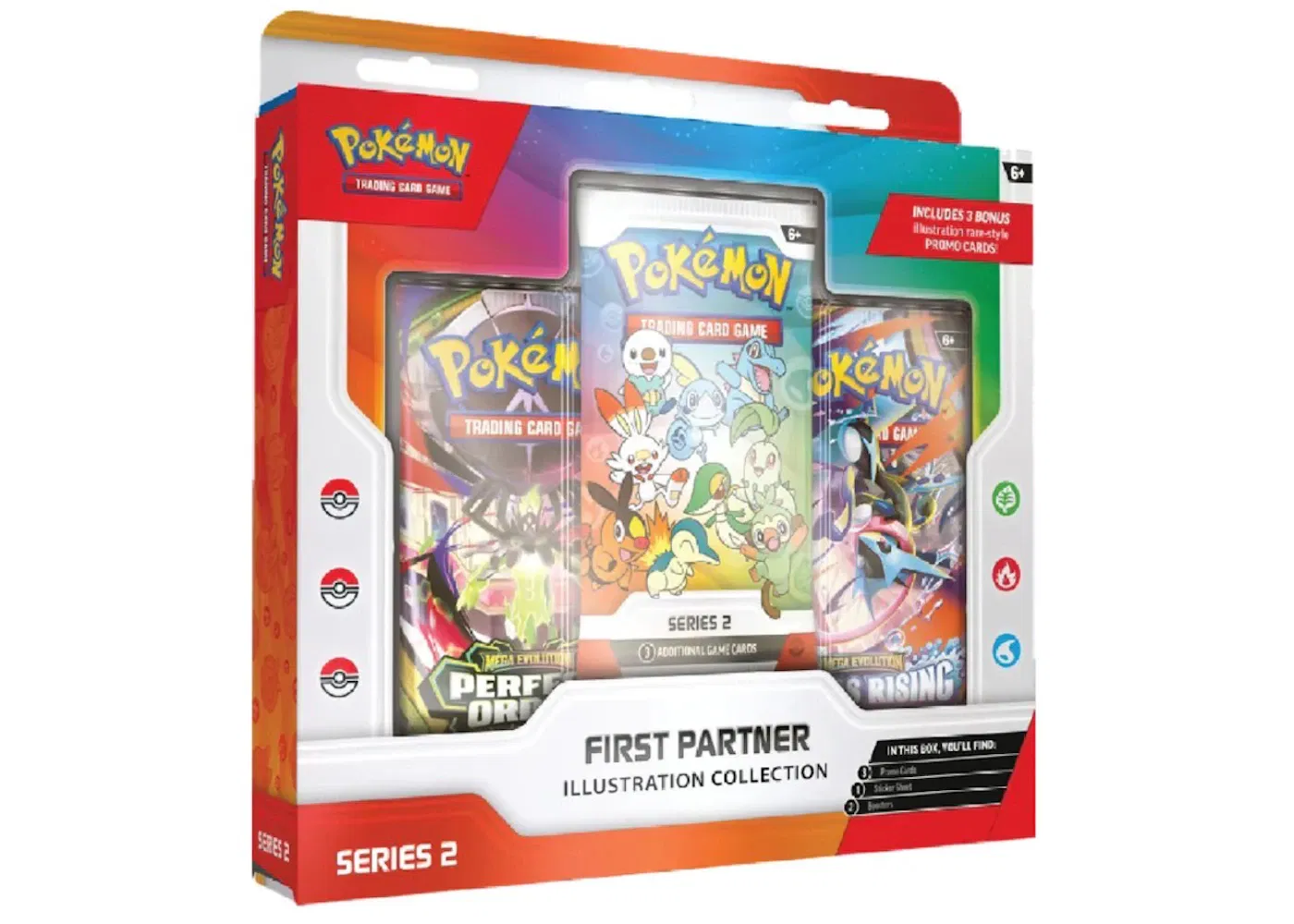 2026 Pokemon Mega Evolution First Partner Illustration Collection Series 2