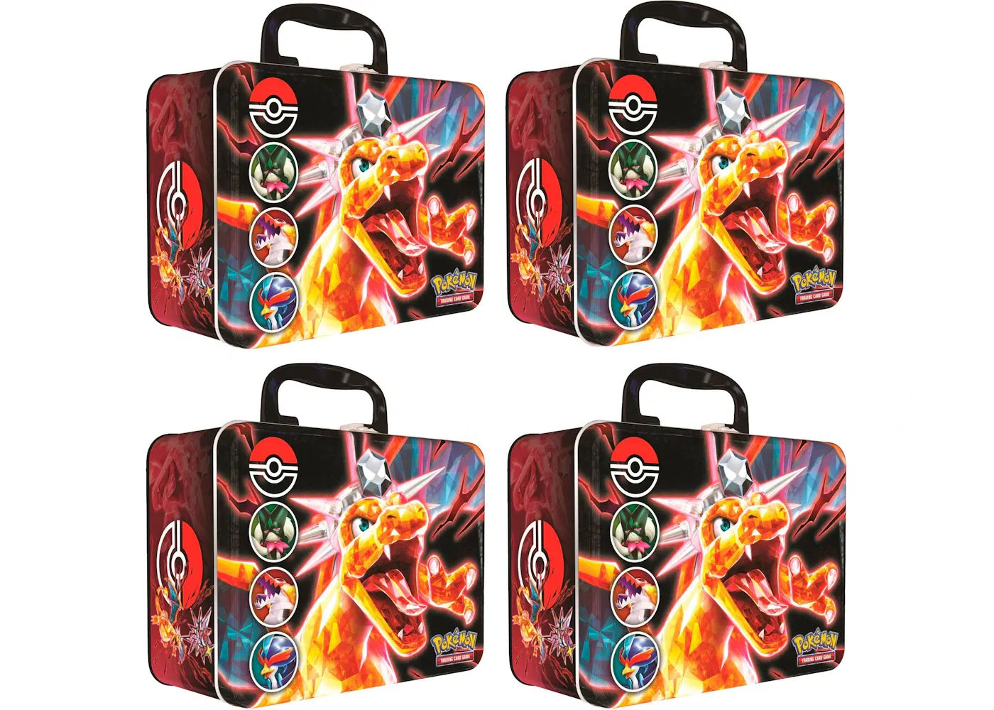 Pokémon TCG 2023 Fall Collector Chest Tin 4x Lot