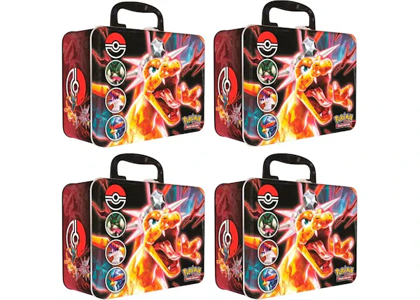 Pokémon TCG 2023 Fall Collector Chest Tin 4x Lot