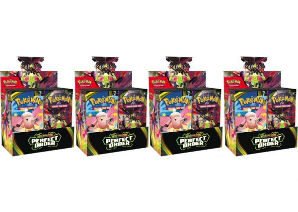 2026 Pokémon Mega Evolution Perfect Order Booster Box 4x Lot