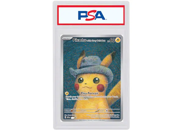 Pokémon TCG x Van Gogh Museum Pikachu with Grey Felt Hat (PSA or BGS Graded)