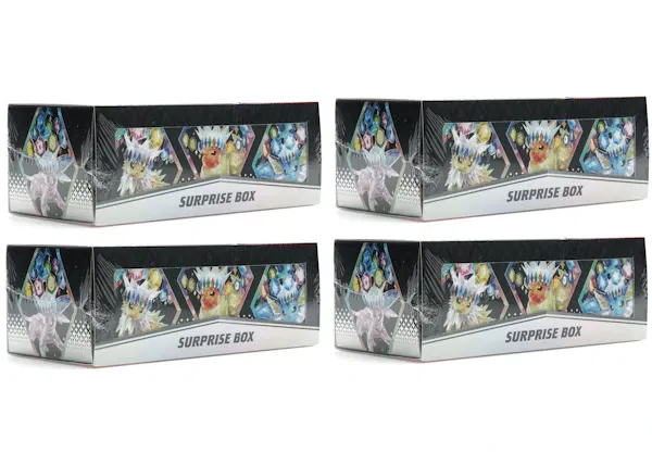 Pokémon Scarlet & Violet Prismatic Evolutions Surprise Box 4x Lot