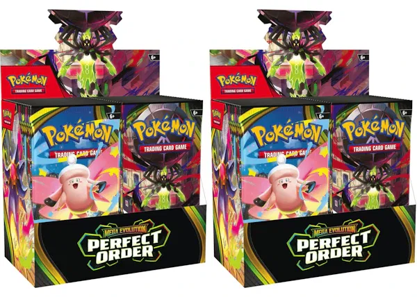 2026 Pokémon Mega Evolution Perfect Order Booster Box 2x Lot