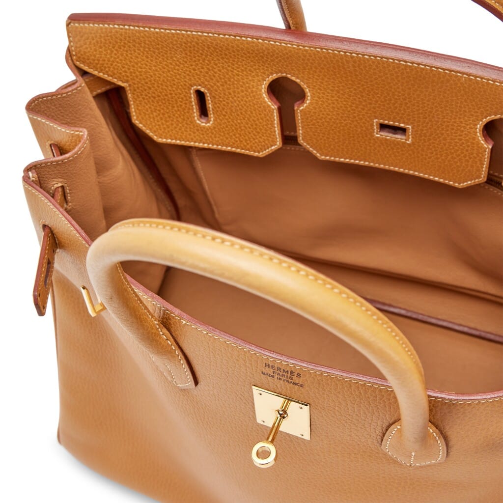 Vintage Naturel Ardennes Birkin 40 Gold Hardware, 1997