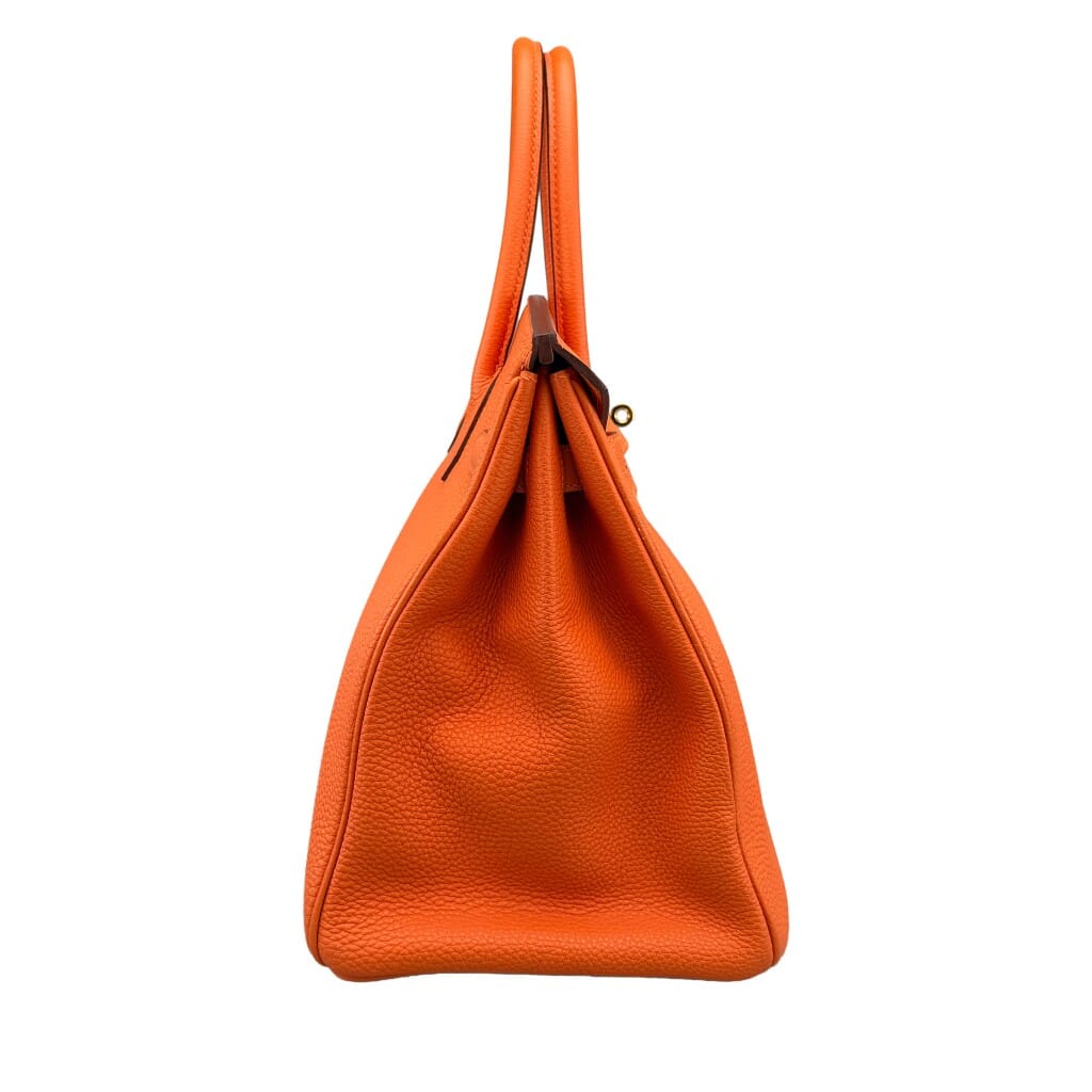 Orange Togo Birkin 35 Gold Hardware, 2010