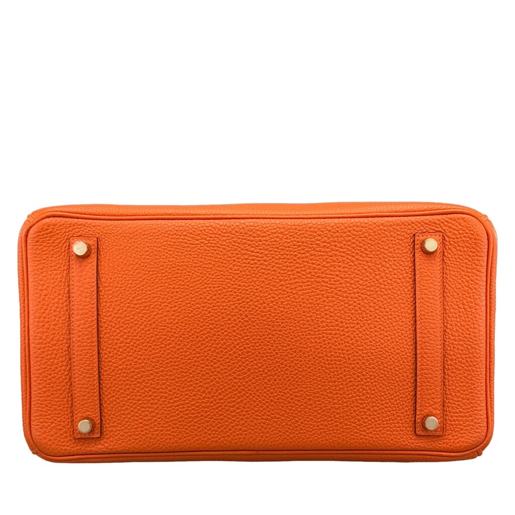 Orange Togo Birkin 35 Gold Hardware, 2010