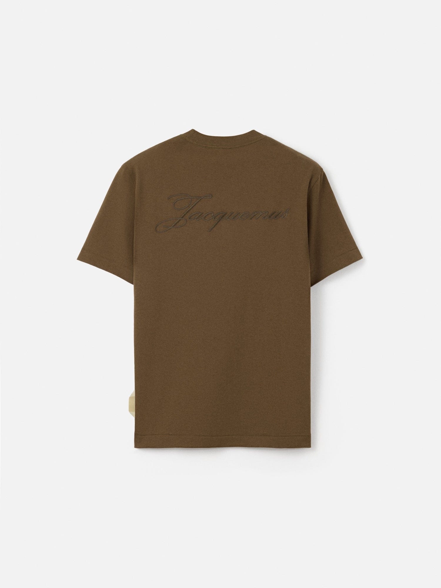 Short-sleeve t-shirt with embroidered logos.