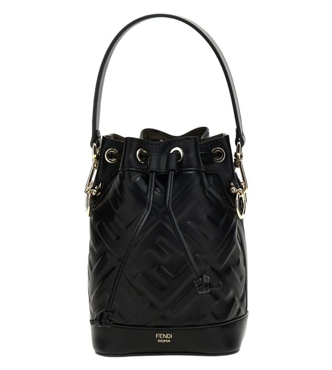 Black Mon Tresor Mini Bucket Bag