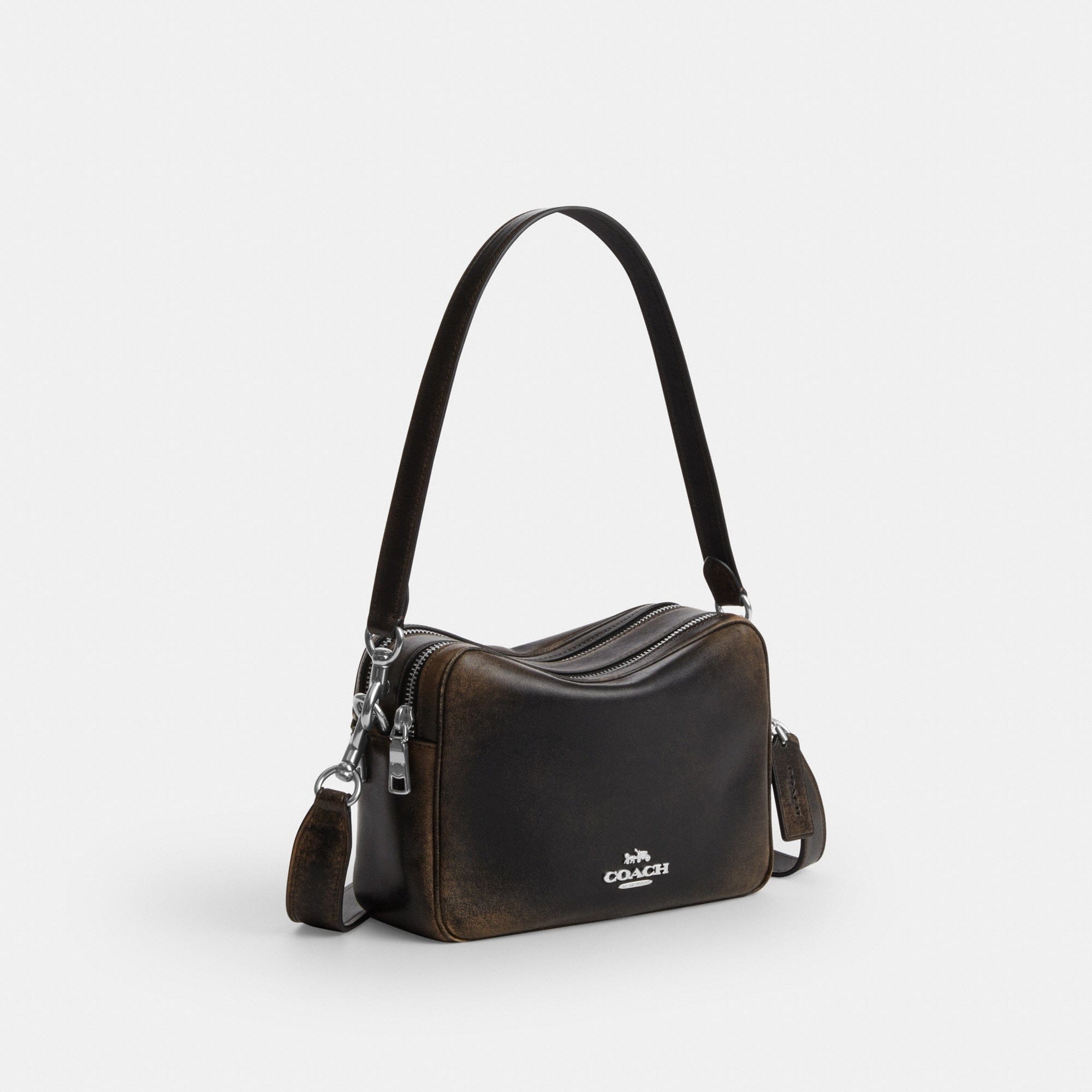 Carey Crossbody Bag In Loved Leather