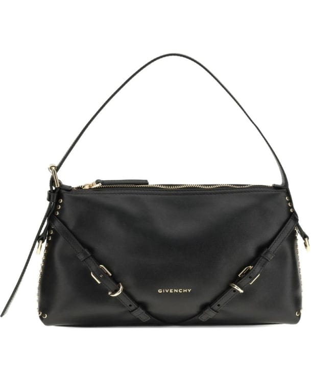 GIVENCHY Black Voyou Medium Shoulder Bag