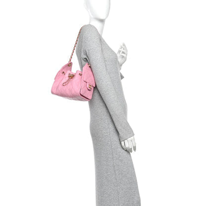 Caviar Quilted Mini Chanel 25 Handbag Pink