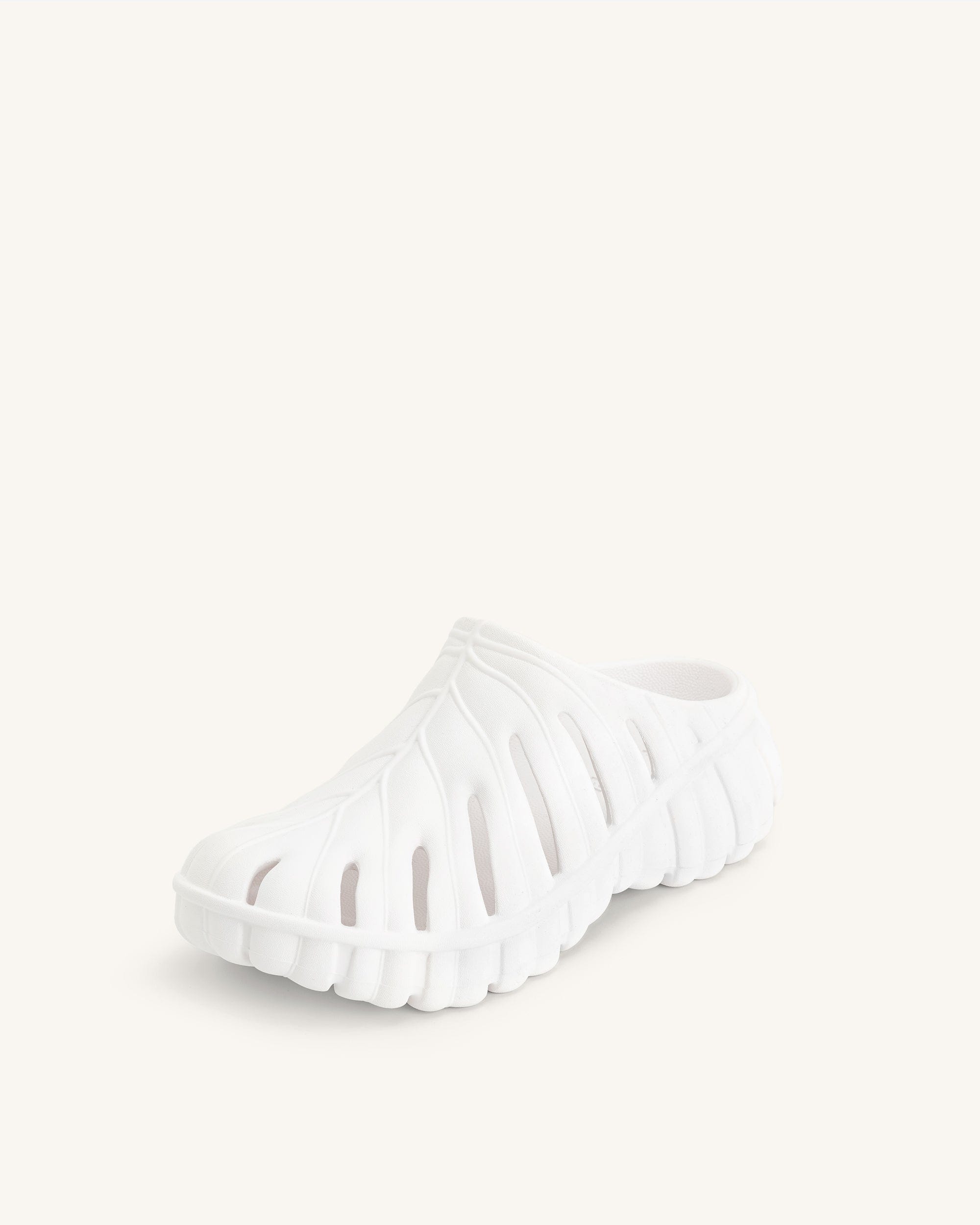 Jw Pei Tara Leaf Platform Clog White