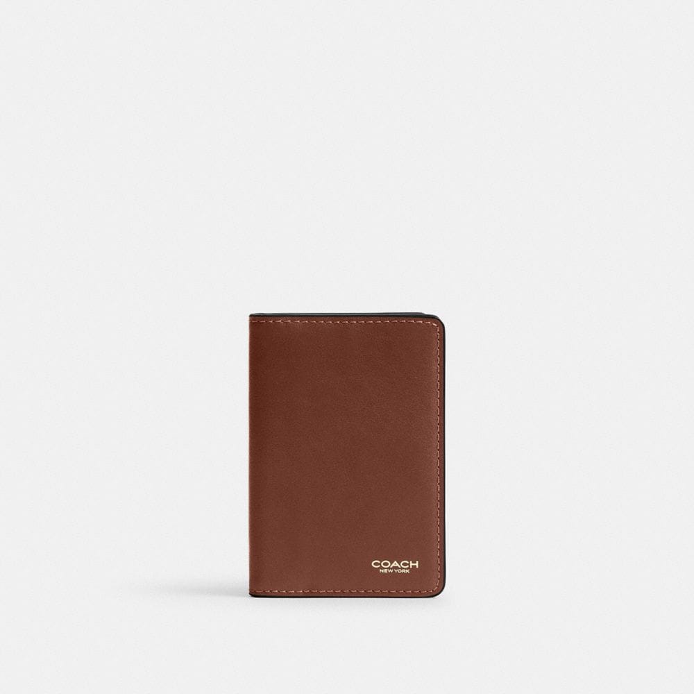 Coach Card Wallet Redwood