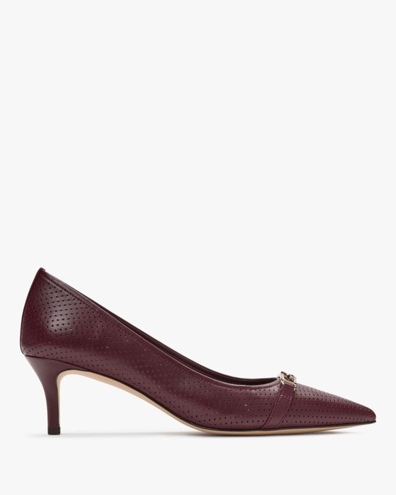 Katespade Hallie Pump Dark Merlot