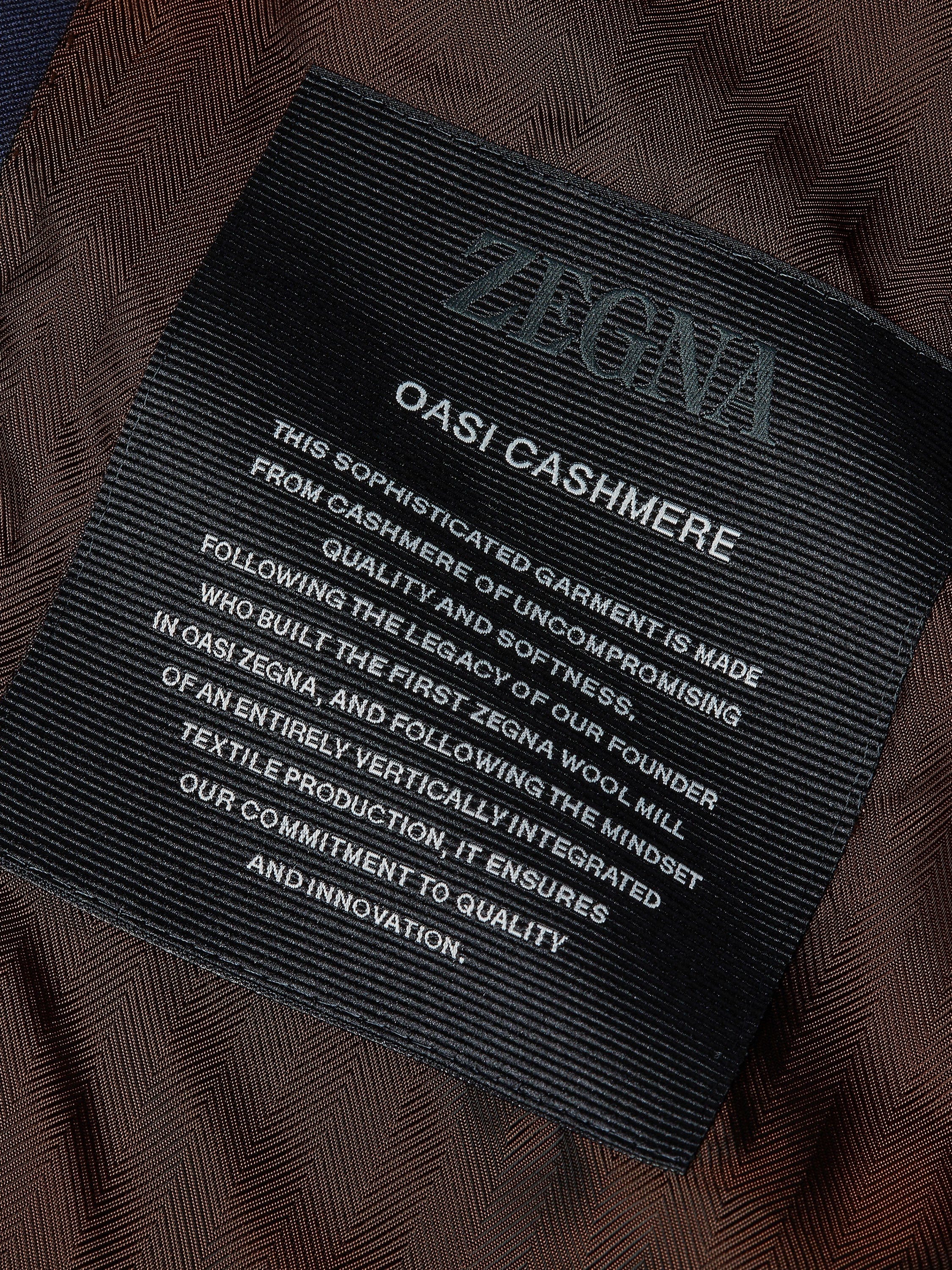 Zegna Dark Blue Oasi Cashmere Suit