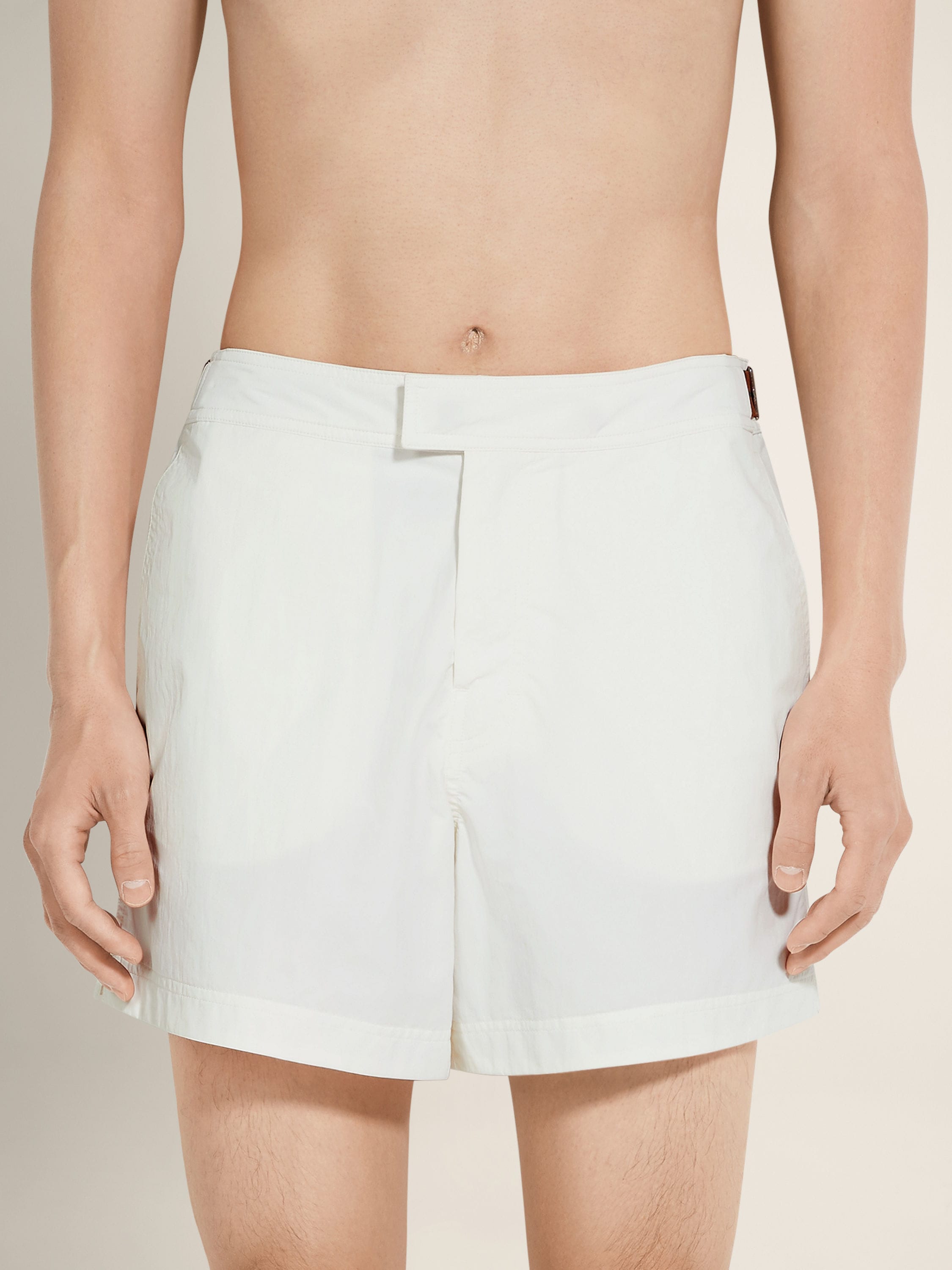 Zegna 232 Road Brand Mark Swim Trunks