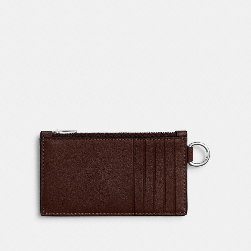 Coach Zip Card Case Maple