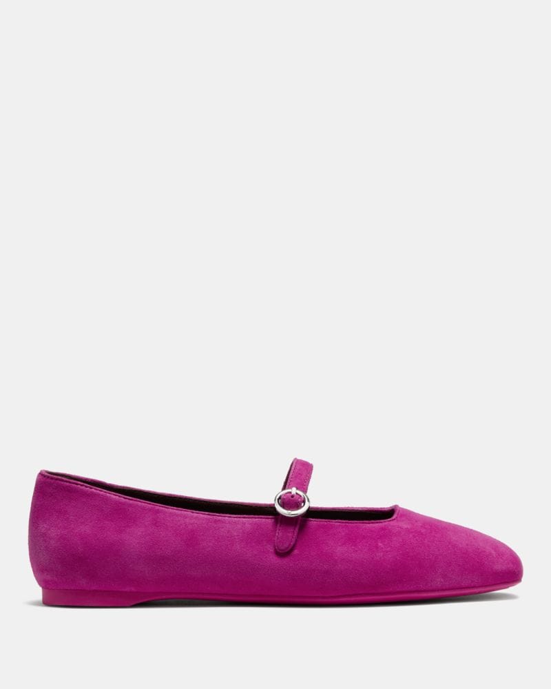 Katespade Halo Mary Jane Flat Beet