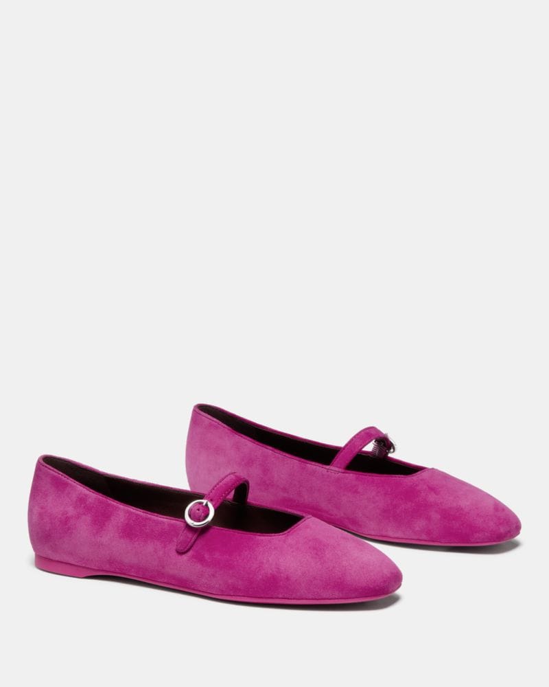 Katespade Halo Mary Jane Flat Beet