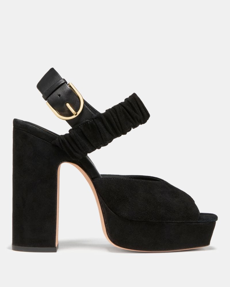 Katespade Sylvie Platform Sandal Black