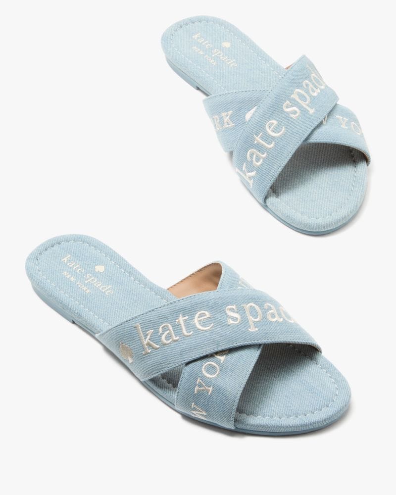 Katespade Piper Denim Slide Denim