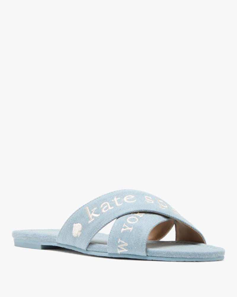 Katespade Piper Denim Slide Denim