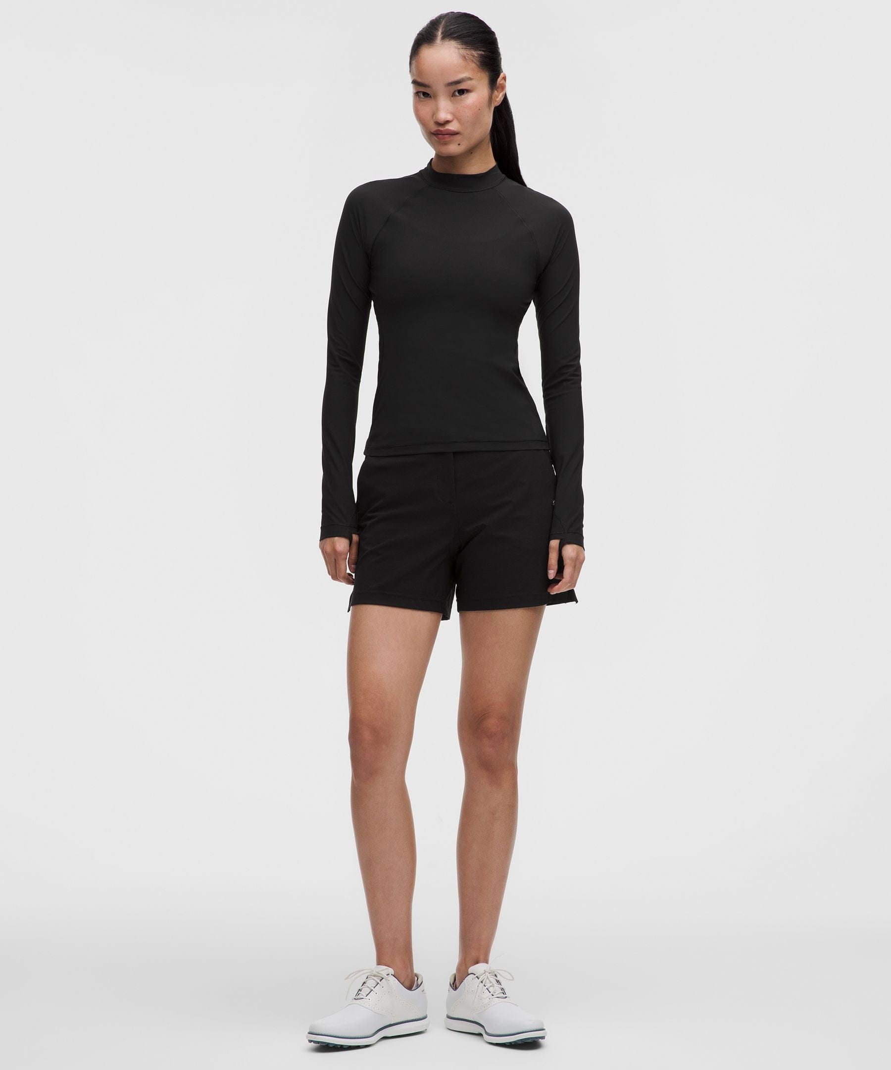 Lululemon Women's UV-Protective Mockneck Long-Sleeve Shirt