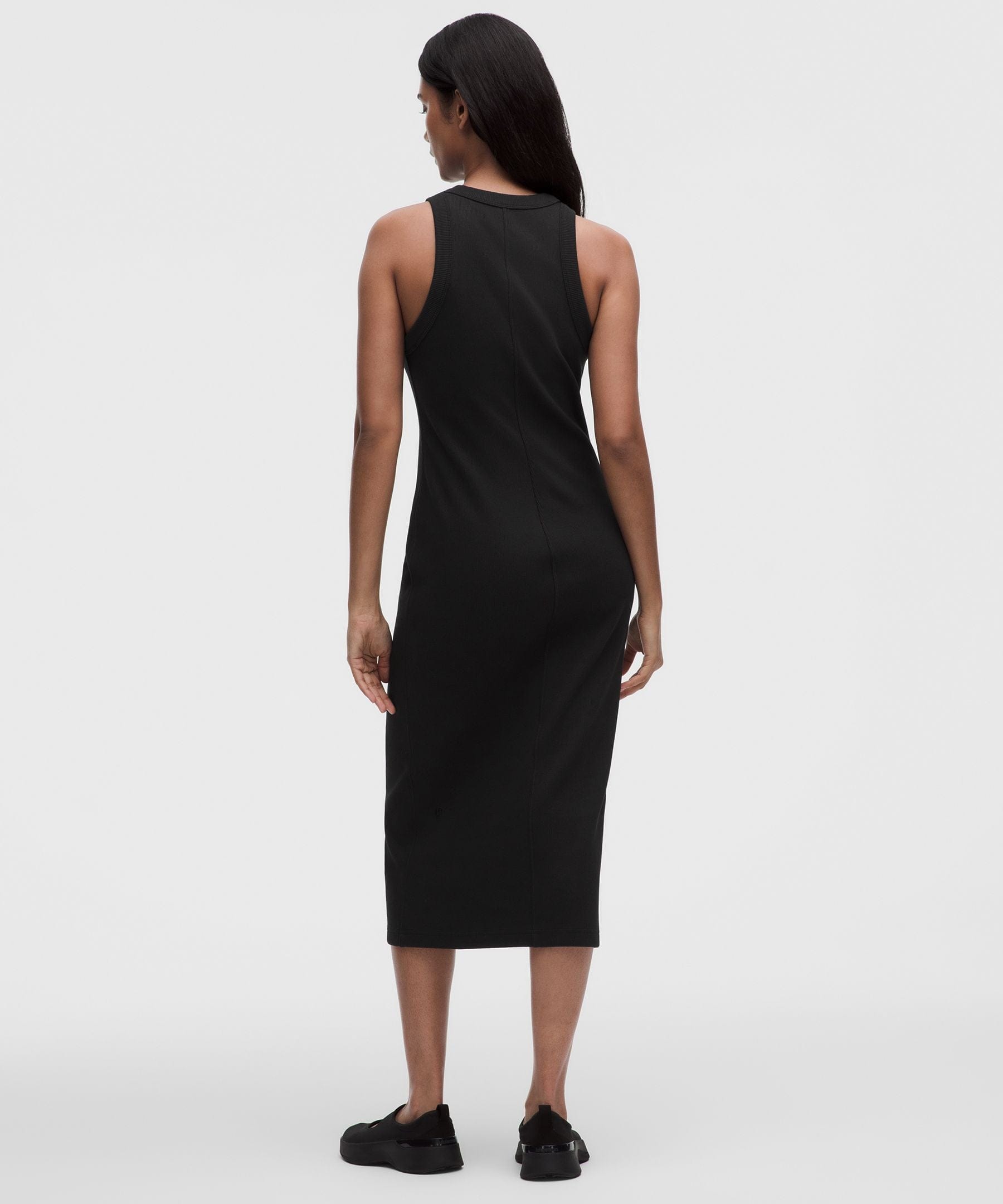 Lululemon Ribbed Heavyweight Cotton Midi Dress