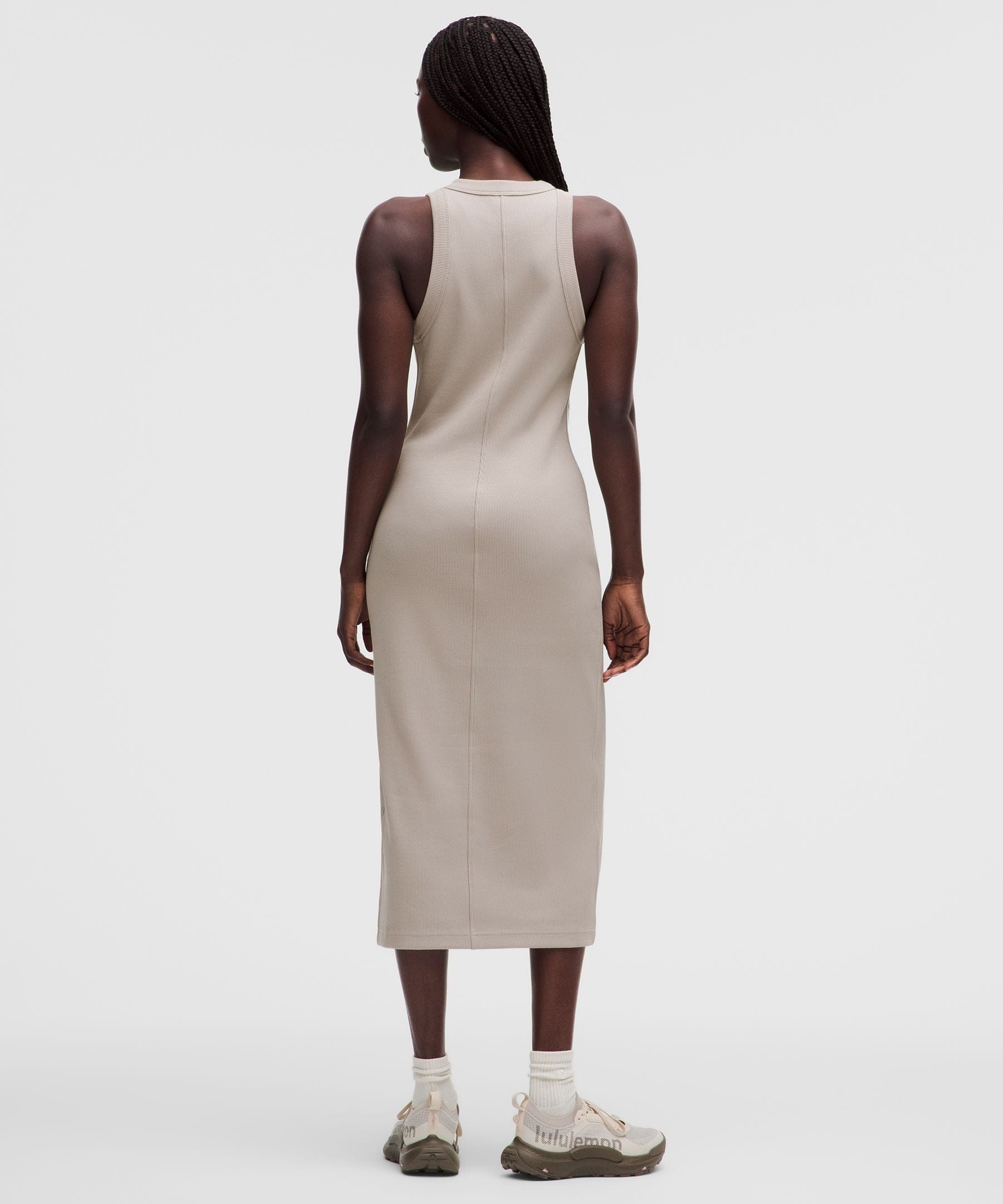 Lululemon Ribbed Heavyweight Cotton Midi Dress