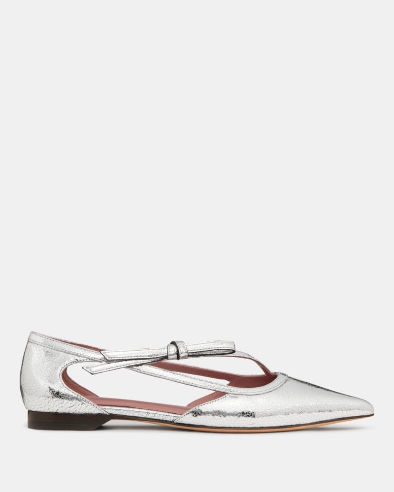 Katespade Loop Flat Silver