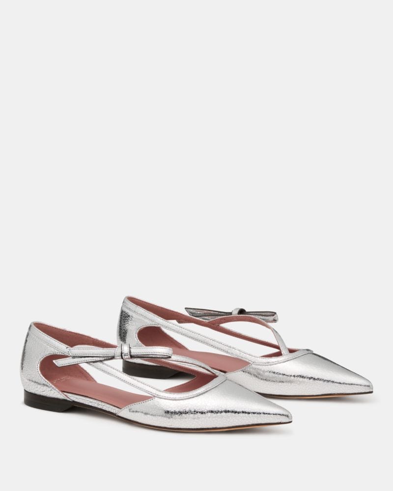 Katespade Loop Flat Silver