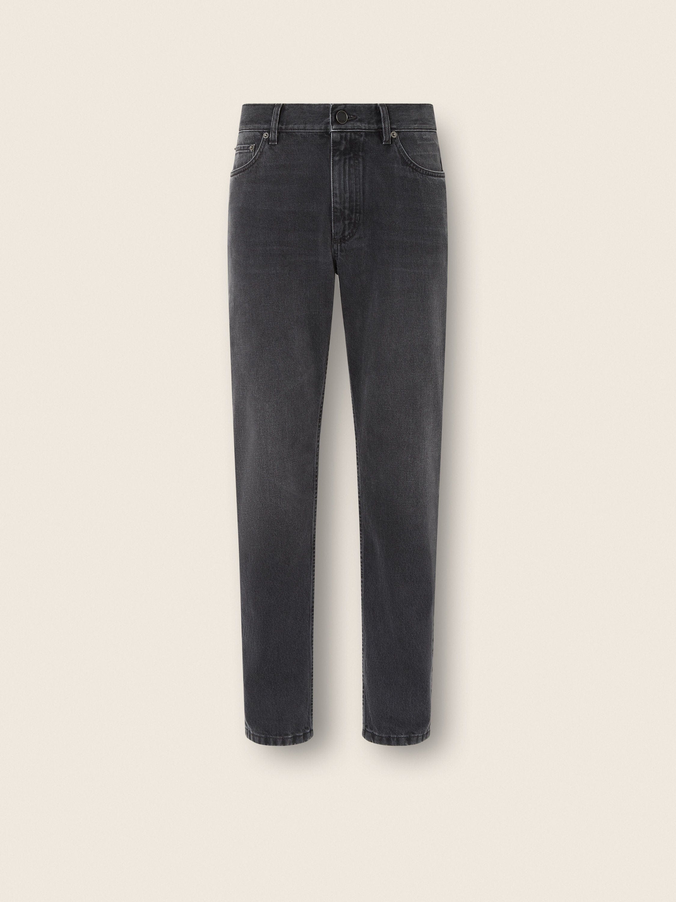 Zegna Black Stone-Washed Cotton Roccia Jeans