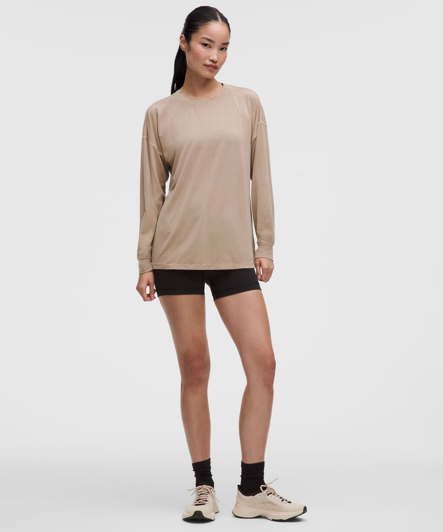 Lululemon Women's EasySet Relaxed-Fit Long-Sleeve Shirt *Wash