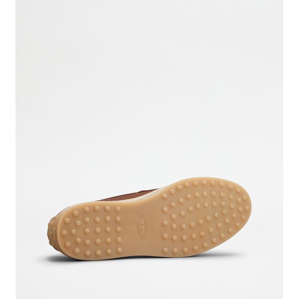 Tods Loafers In Leather Brown Mens