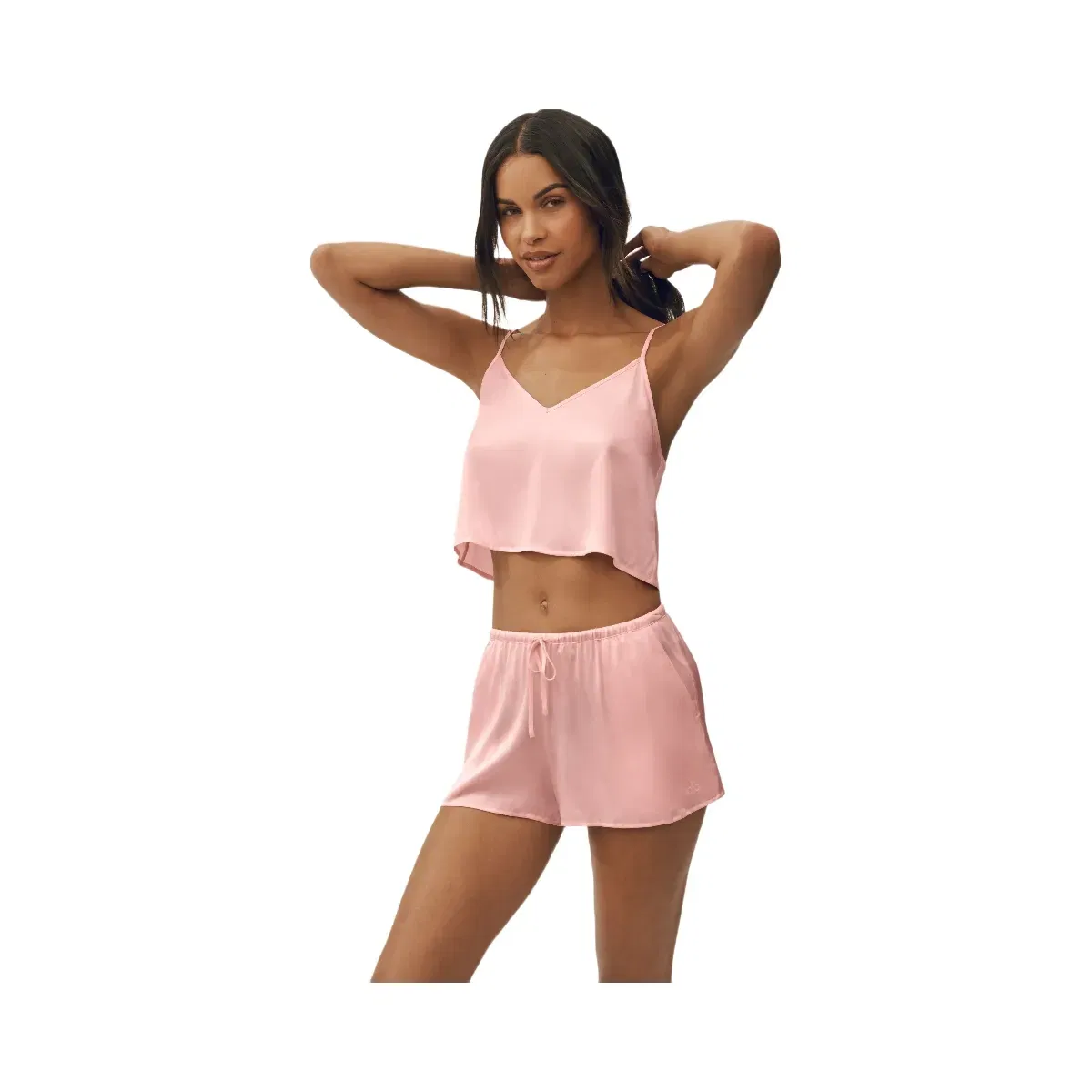 Alo Silk Blend Radiance Tank 'Sundrenched Pink'