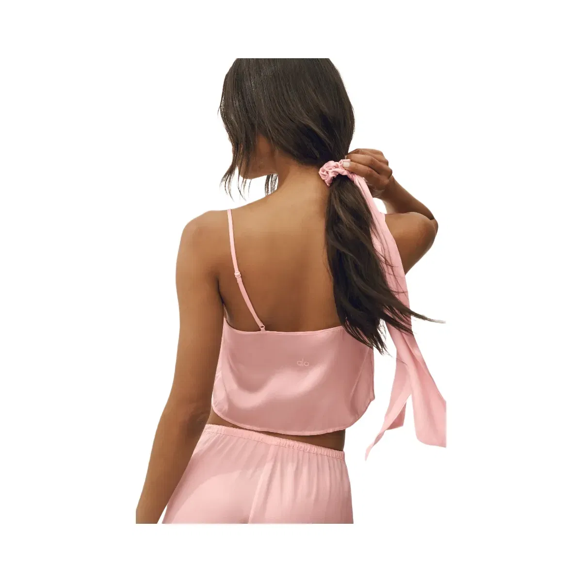 Alo Silk Blend Radiance Tank 'Sundrenched Pink'
