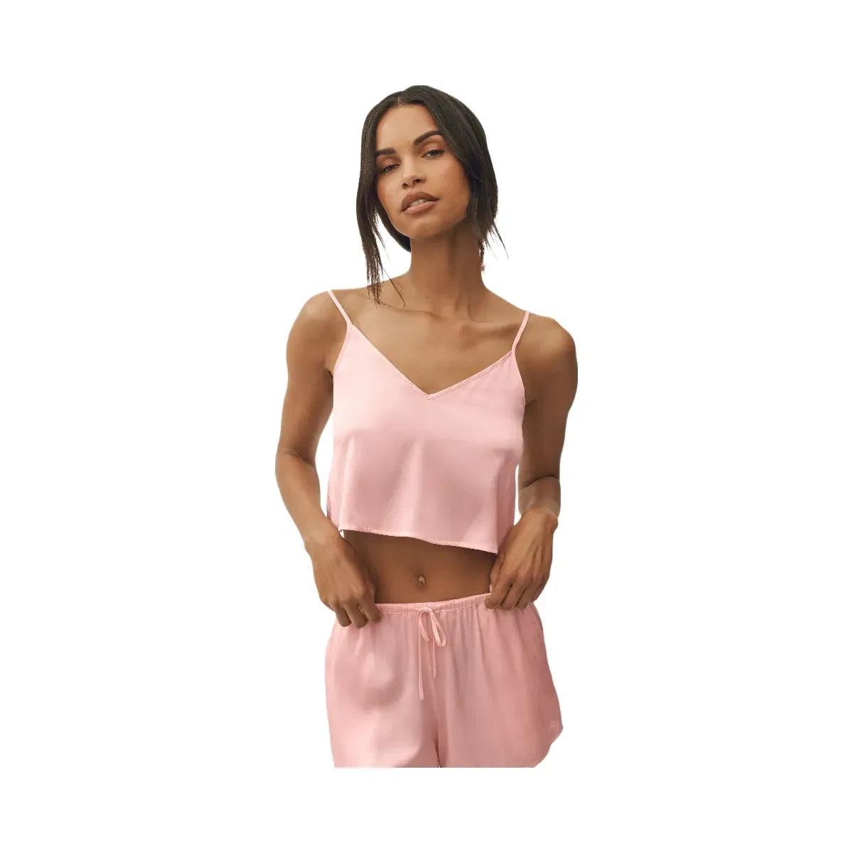 Alo Silk Blend Radiance Tank 'Sundrenched Pink'