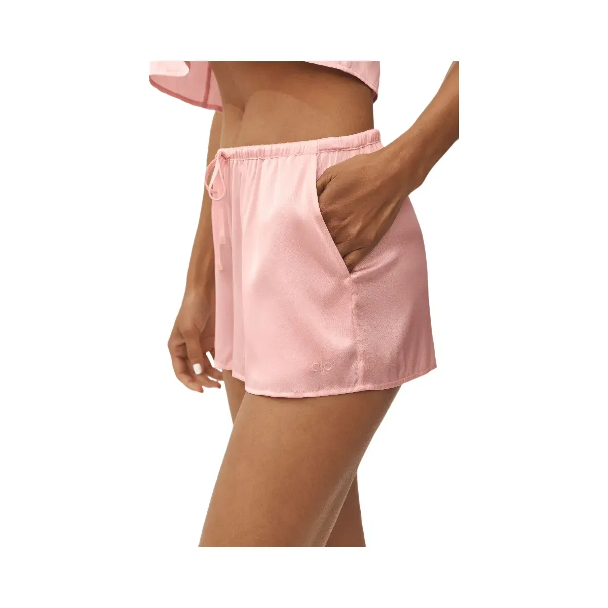 Alo Silk Blend Radiance Short 'Sundrenched Pink'