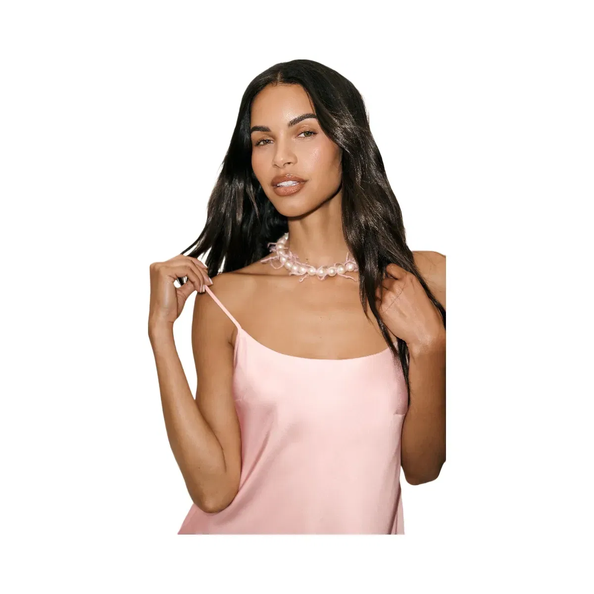 Alo Silk Blend Radiance Dress 'Sundrenched Pink'
