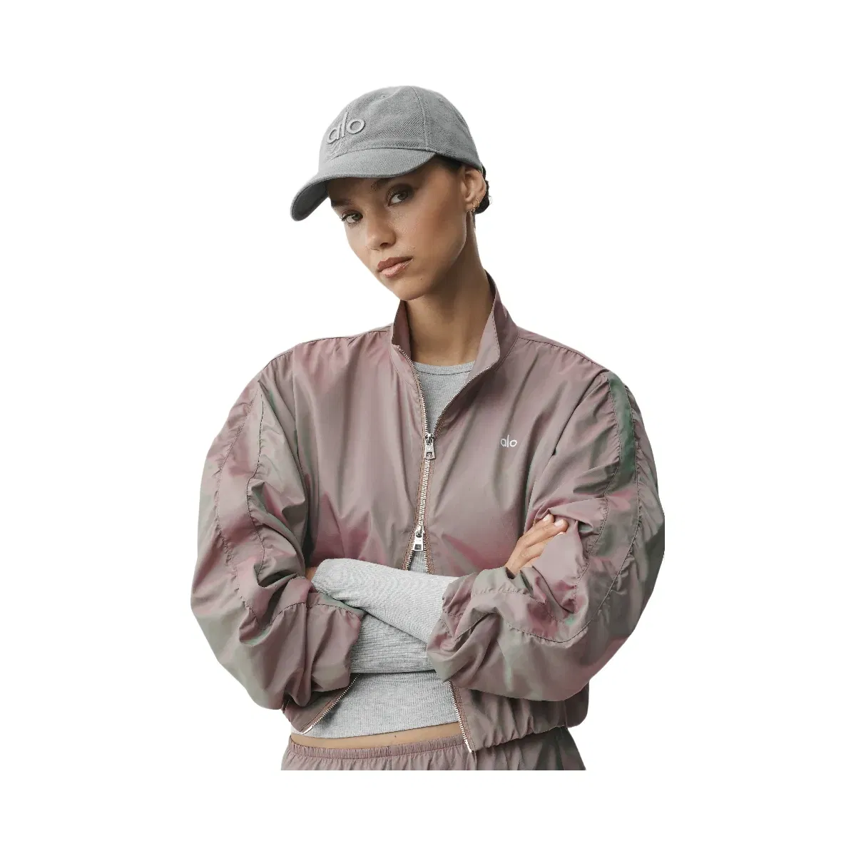 Alo Prismatic Jacket 'Pink Moonlight'