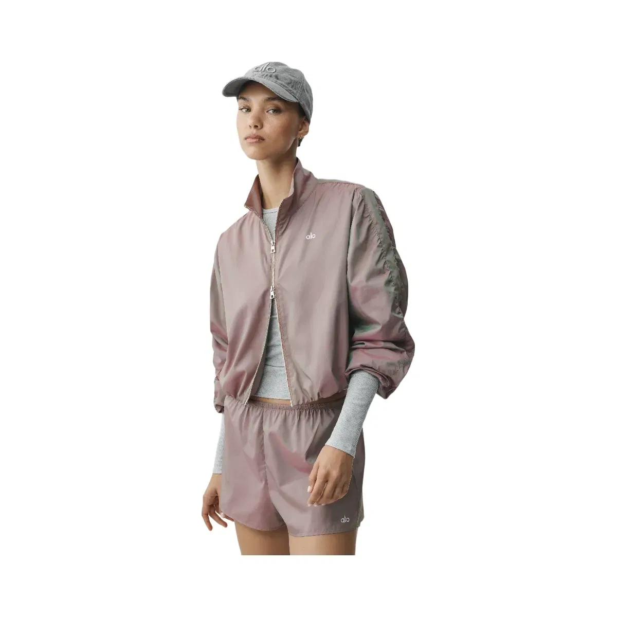 Alo Prismatic Jacket 'Pink Moonlight'