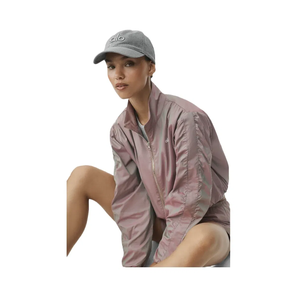 Alo Prismatic Jacket 'Pink Moonlight'
